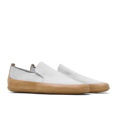 Chaussure Casual Vivobarefoot Opanka Femme - Blanche / Beige FWT964301